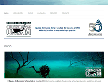 Tablet Screenshot of buceocienciasunam.org